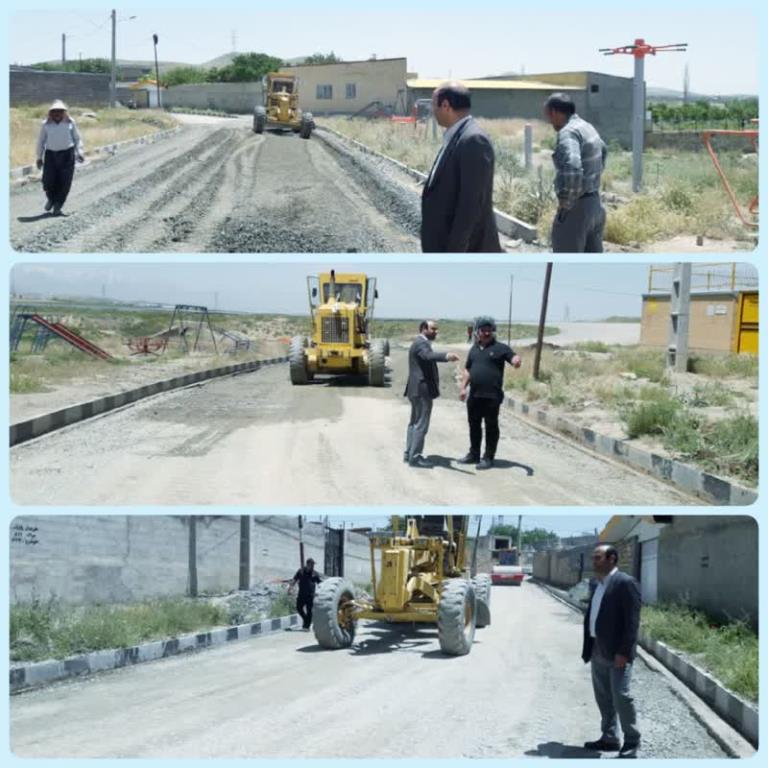 اجرای 40 کیلومتر زیرسازی معابر در روستا‌های شهرستان همدان